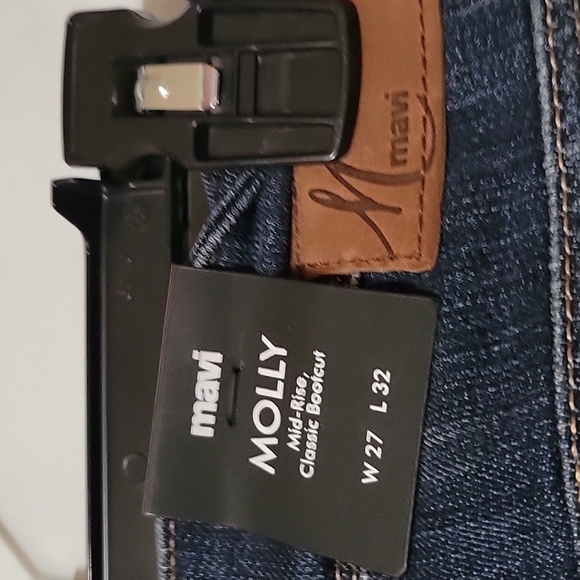 MAVI NEW Dark‎ Wash Bootcut Denim Jeans 27 Contemporary Designer Luxury momcore - Picture 7 of 9